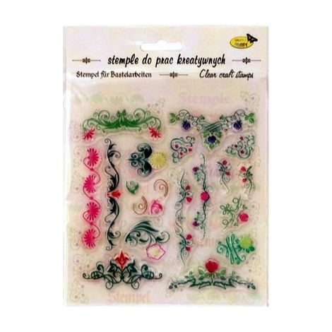 Stemple silikonowe Galeria Hobby 14.5x17cm, Ornamenty 1